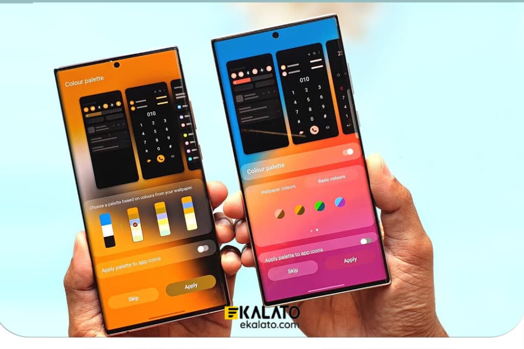 چگونه رنگ پیام را عوض کنیم سامسونگ