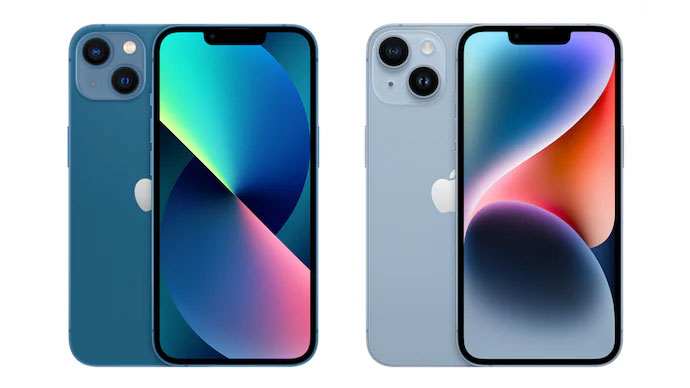 مقایسه iPhone 14 و iPhone 13 