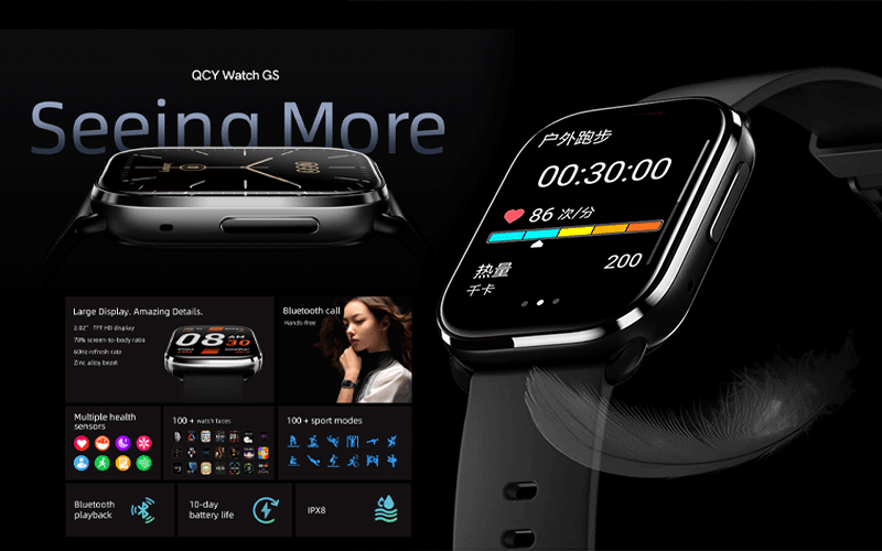 خرید ساعت هوشمند کیو سی وای مدل gs