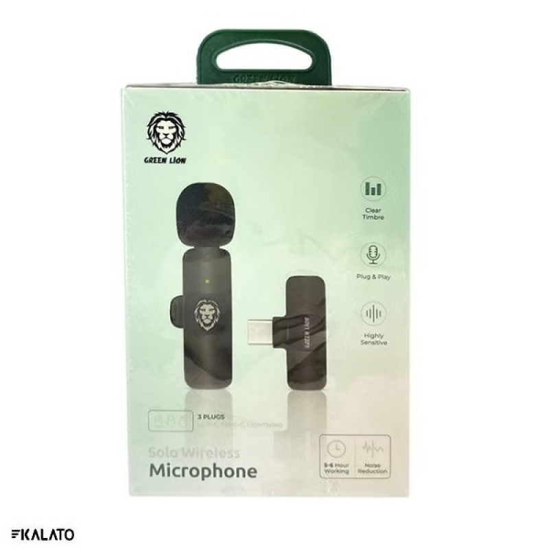 خرید و قیمت میکروفون یقه ای گرین لاین مدل GNSOLOWMICBK