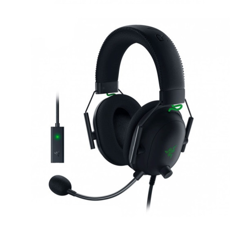 خرید و قیمت هدست گیمینگ ریزر مدل Blackshark v2 + USB SoundCard