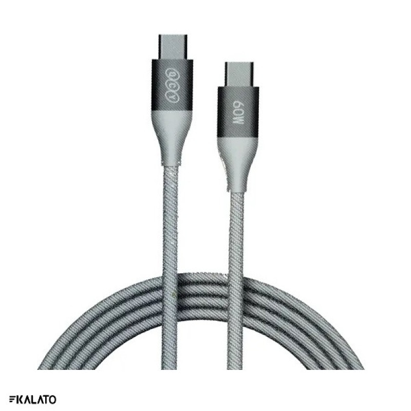 خرید و قیمت کابل شارژ کنفی کیو سی وای USB-C به USB-C مدل DC22 100W