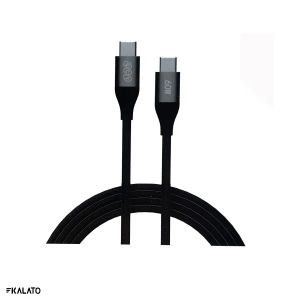 کابل شارژ کنفی کیو سی وای USB-C به USB-C مدل DC22 100W