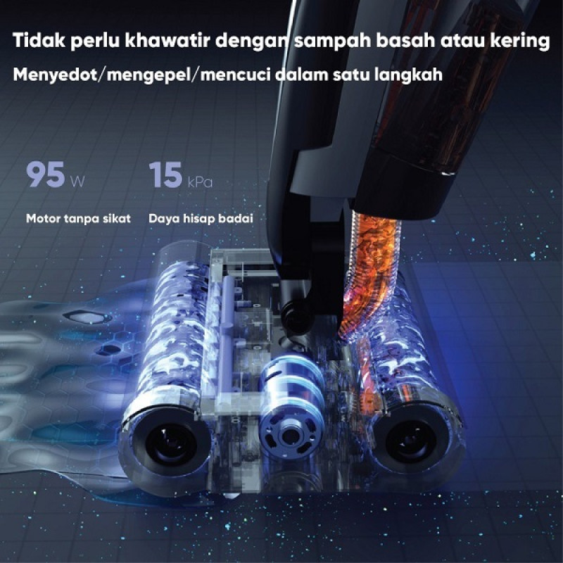 خرید و قیمت جارو شارژی خشک و تر شیائومی مدل Deerma VX96