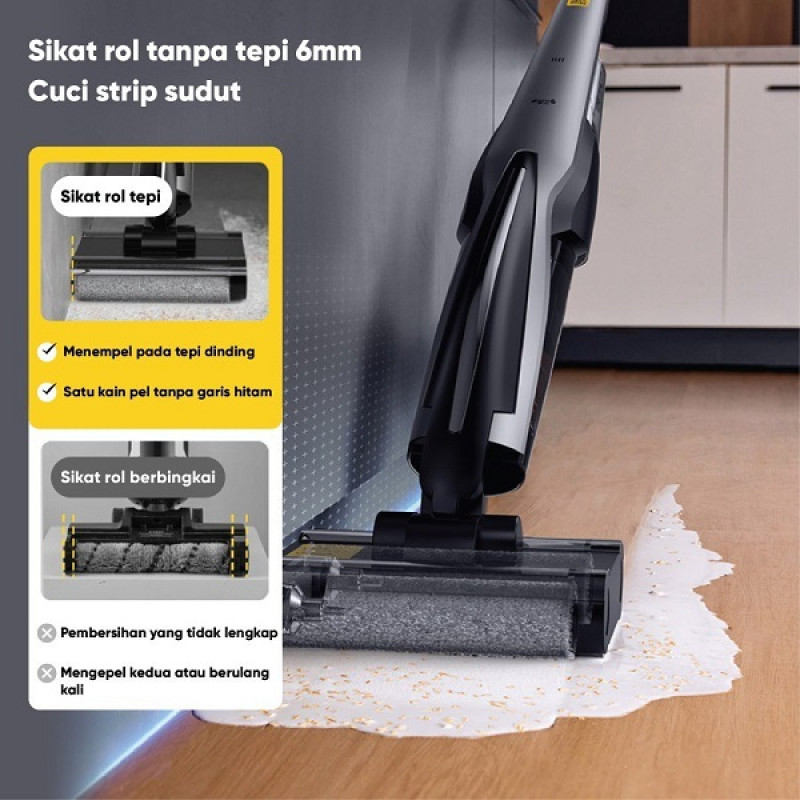 خرید و قیمت جارو شارژی خشک و تر شیائومی مدل Deerma VX96