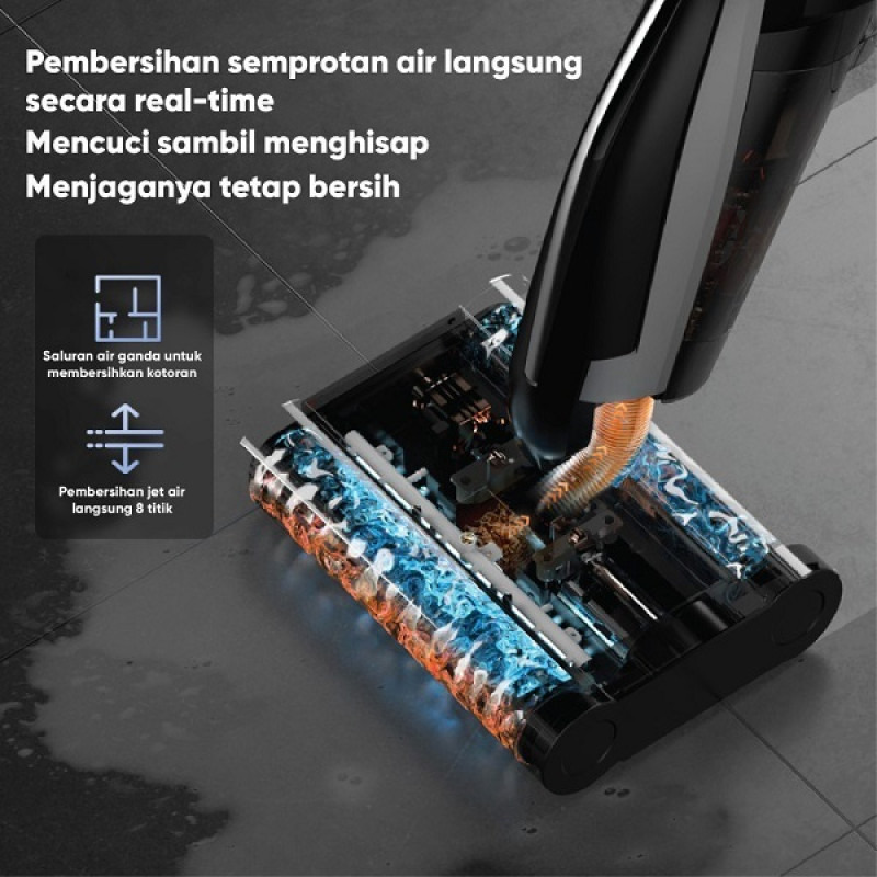 خرید و قیمت جارو شارژی خشک و تر شیائومی مدل Deerma VX96
