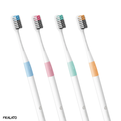 خرید و قیمت پک مسواک چهار عددی DR.BEI مدل Bass Toothbrush 4 Colors