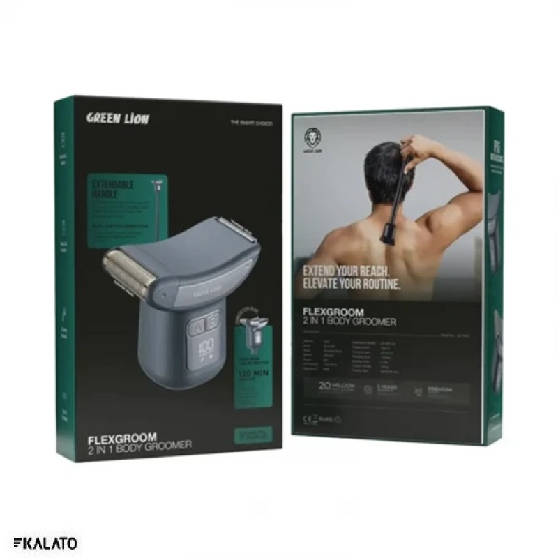 خرید و قیمت ماشین اصلاح موی بدن گرین لاین مدل FlexGroom-GL-TM37