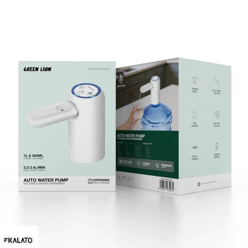 خرید و قیمت پمپ آب شارژی دیجیتال گرین Auto Water Pump GL-WD11