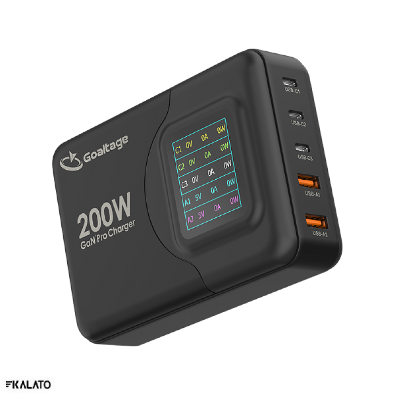 خرید و قیمت شارژر 200 وات بدون کابل گلتیج مدل CH07