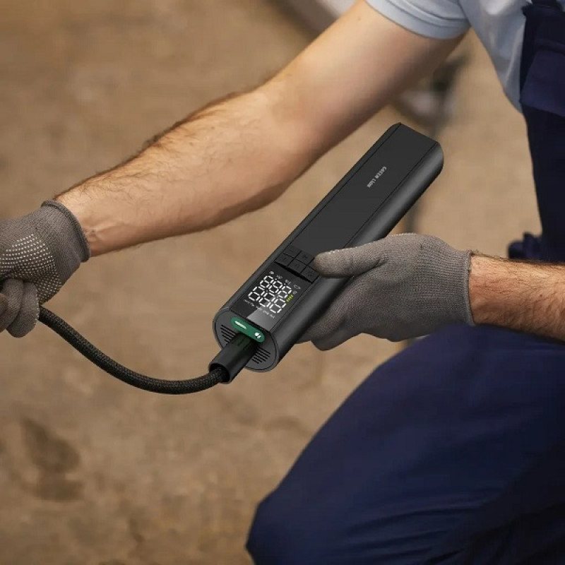 خرید و قیمت پمپ باد گرین لاین مدل Tire Inflator GL-A3 GNGLA3TINFBK