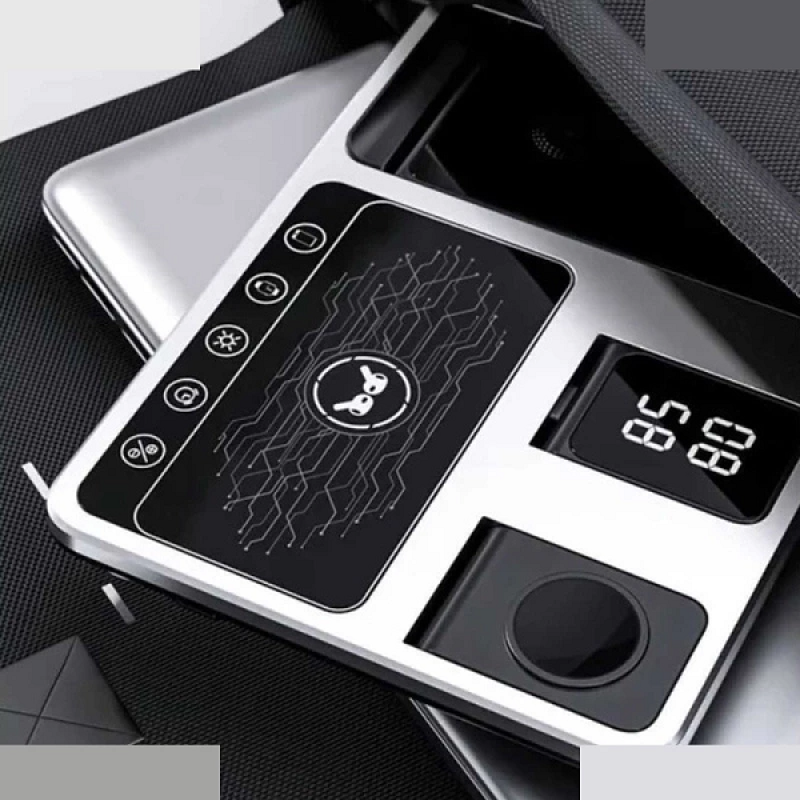 خرید و قیمت شارژر بی سیم گرین لاین مدل Charging Station 4 in 1