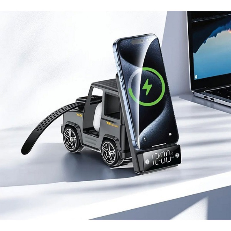 خرید و قیمت شارژر بی سیم 6 کاره گرین لاین مدل G-WAG 6 in 1