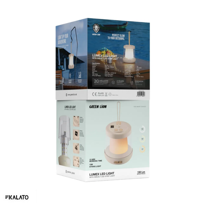 خرید و قیمت چراغ LED و ریسه 10 متری گرین لاین مدل Lumex LED Light