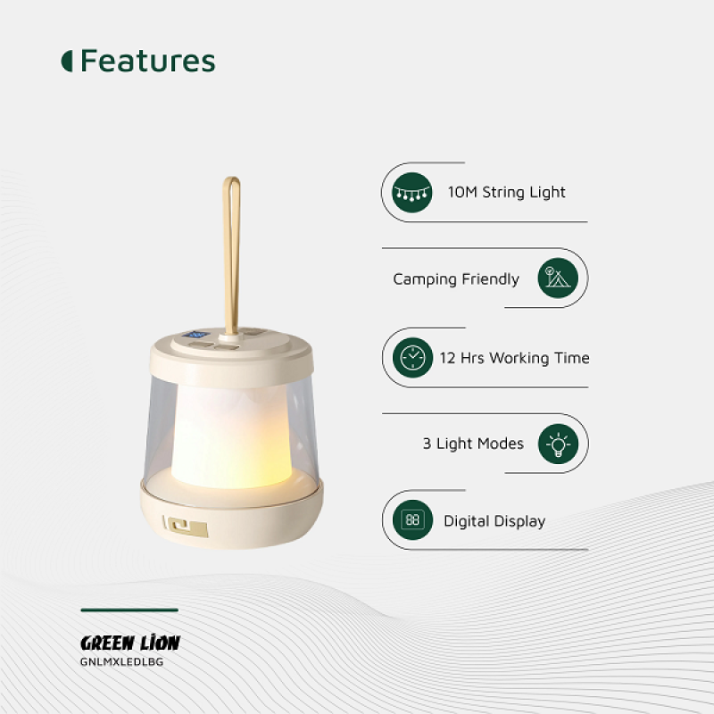 خرید و قیمت چراغ LED و ریسه 10 متری گرین لاین مدل Lumex LED Light