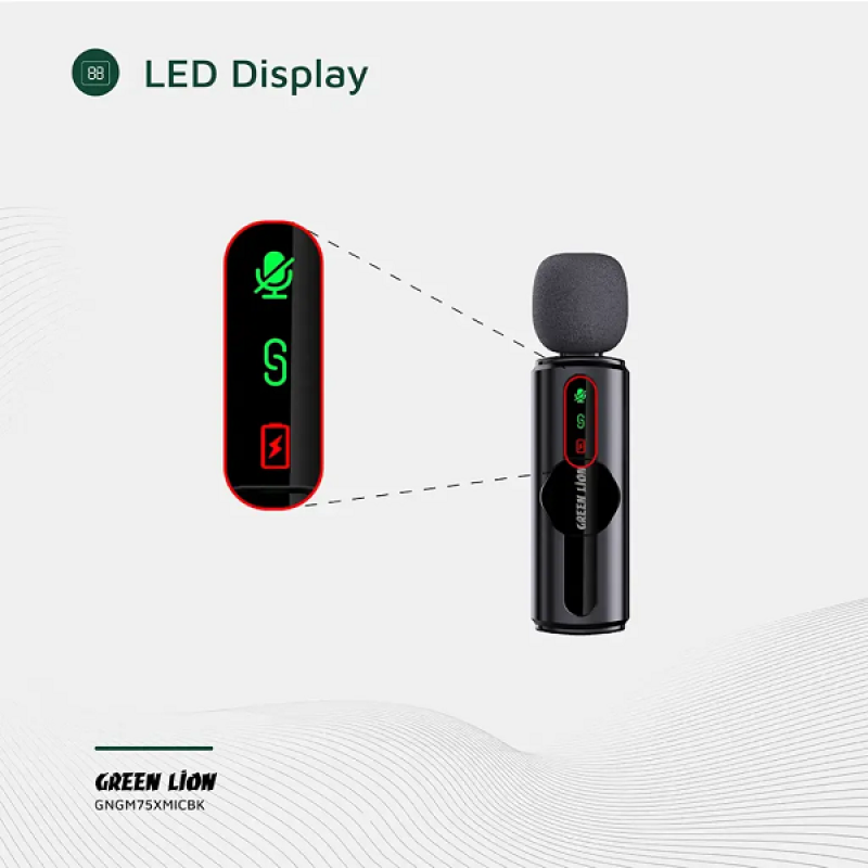 خرید و قیمت میکروفون یقه ای گرین لاین مدل GM-75X