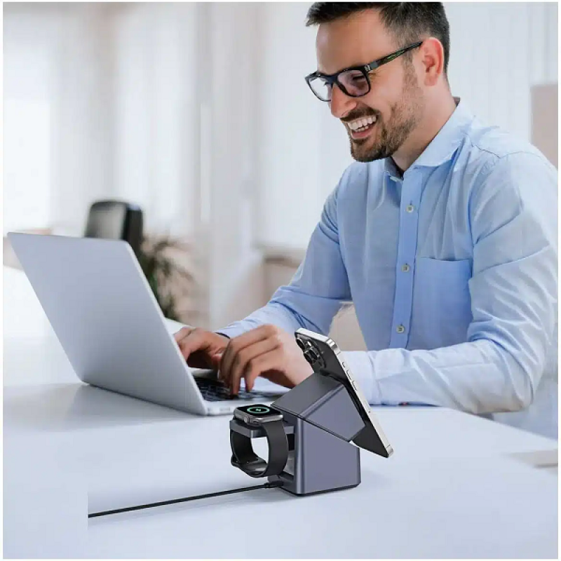 خرید و قیمت شارژر بی سیم گرین لاین مدل Multi-Device 4