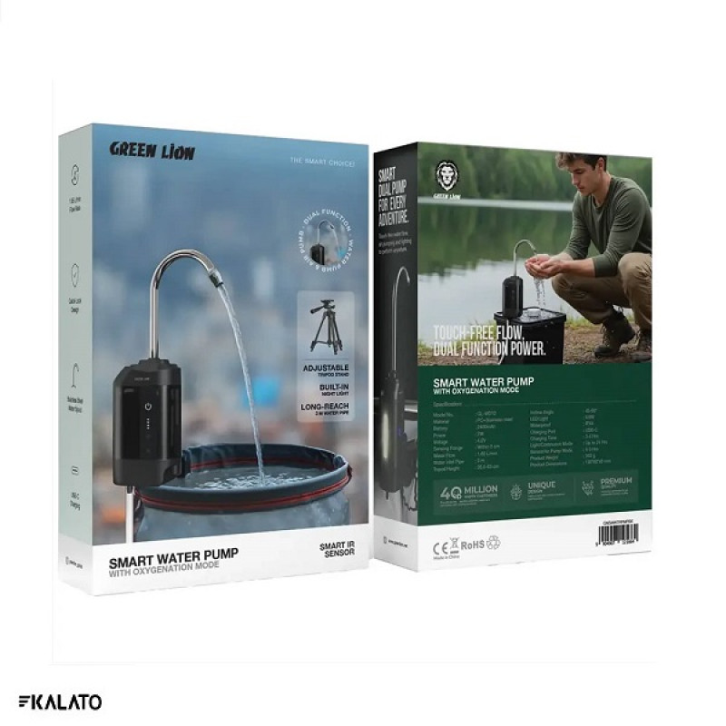 خرید و قیمت پمپ آب هوشمند شارژی گرین مدل GL-WD12