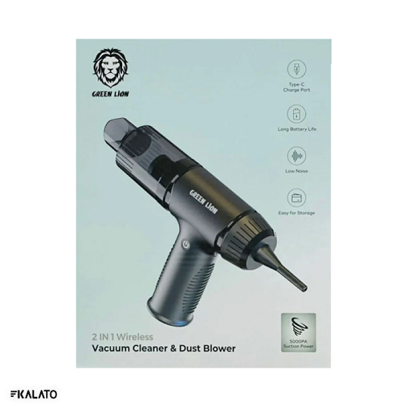 خرید و قیمت جارو شارژی گرین لاین مدل GN2IN1VCMDSTBK