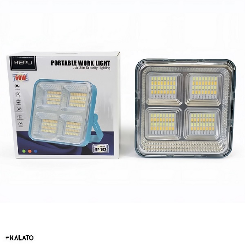 خرید و قیمت پروژکتور شارژی خورشیدی HEPU مدل HP-L02