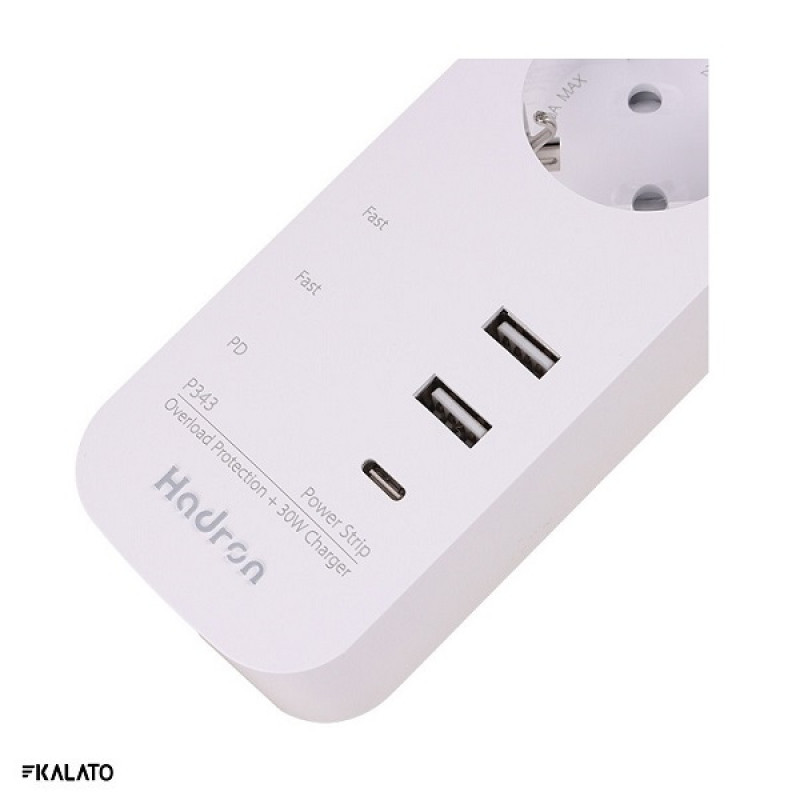 خرید و قیمت چند راهی برق و هاب شارژر هادرون مدل P343