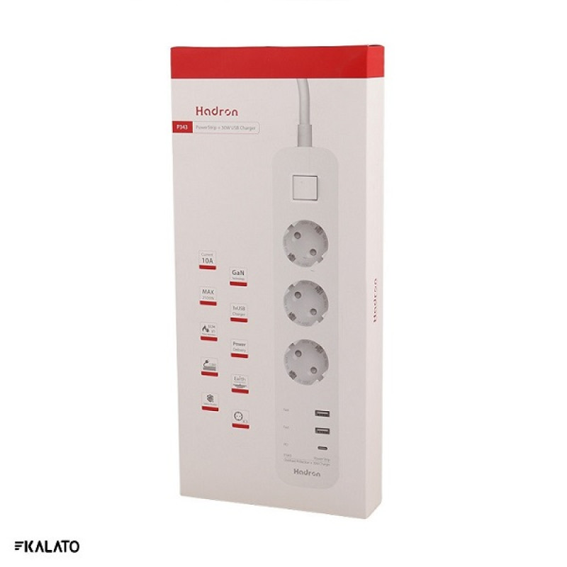 خرید و قیمت چند راهی برق و هاب شارژر هادرون مدل P343