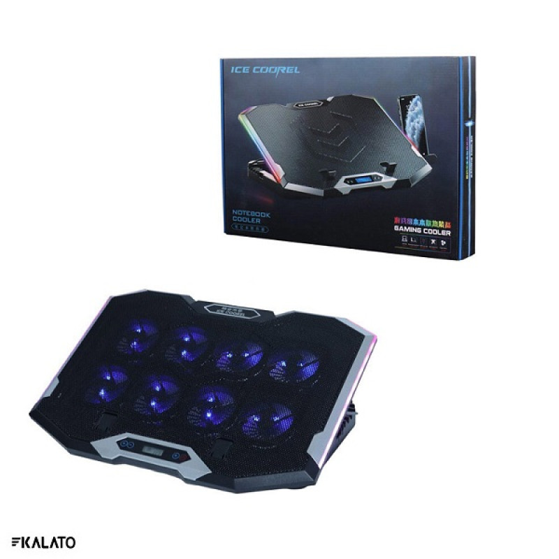 خرید و قیمت کول پد لپ تاپ آیس کورل مدل K10