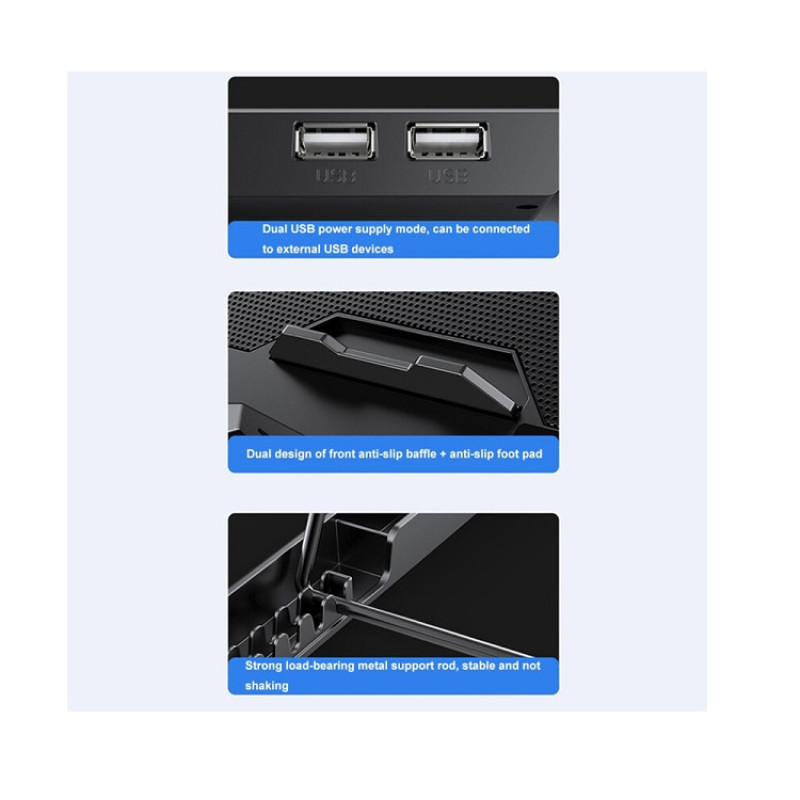 خرید و قیمت کول پد لپ تاپ آیس کورل مدل K22