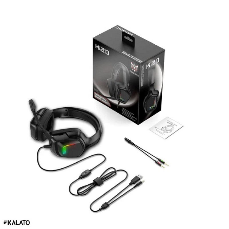 خرید و قیمت هدست گیمینگ اونیکوما مدل K20