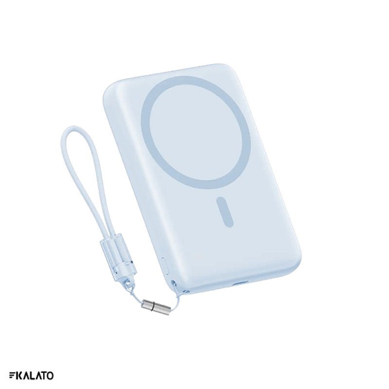 خرید و قیمت پاوربانک کیو سی وای مدل PBW10A Magnetic 22.5W ظرفیت 10000 میلی آمپر