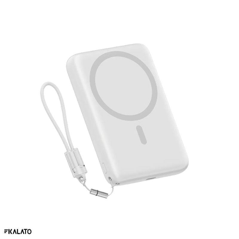 خرید و قیمت پاوربانک کیو سی وای مدل PBW10A Magnetic 22.5W ظرفیت 10000 میلی آمپر