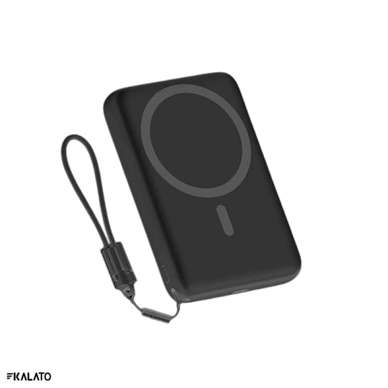 خرید و قیمت پاوربانک کیو سی وای مدل PBW10A Magnetic 22.5W ظرفیت 10000 میلی آمپر