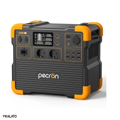 خرید و قیمت پاور استیشن پکرون مدل E2400 LFP 2400W ظرفیت 2048 وات ساعت