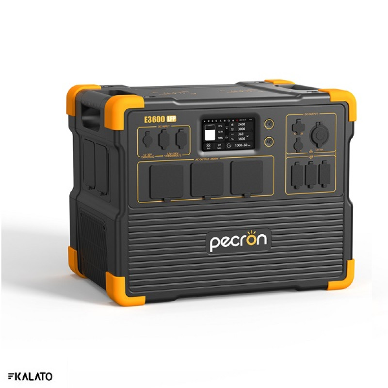 خرید و قیمت پاور استیشن پکرون مدل E3600 LFP 3600W ظرفیت 3072 وات ساعت