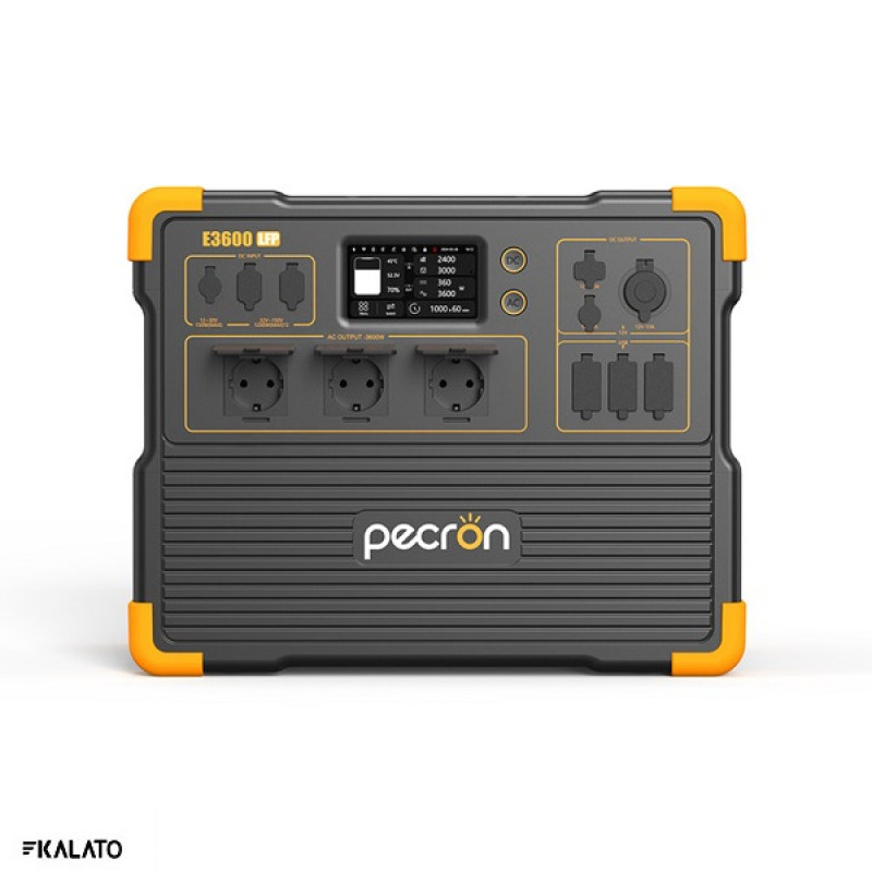 خرید و قیمت پاور استیشن پکرون مدل E3600 LFP 3600W ظرفیت 3072 وات ساعت