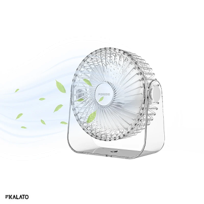خرید و قیمت پنکه شارژی پرودو مدل Portable Cooling Fan PDTFF89CL
