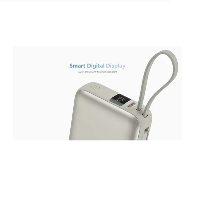 خرید و قیمت پاوربانک کیو سی وای مدل PB10C 30W ظرفیت 10000 میلی آمپر