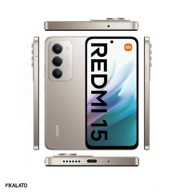 خرید و قیمت گوشی موبایل شیائومی مدل Redmi 15 4G دو سیم کارت ظرفیت 256/8 گیگابایت