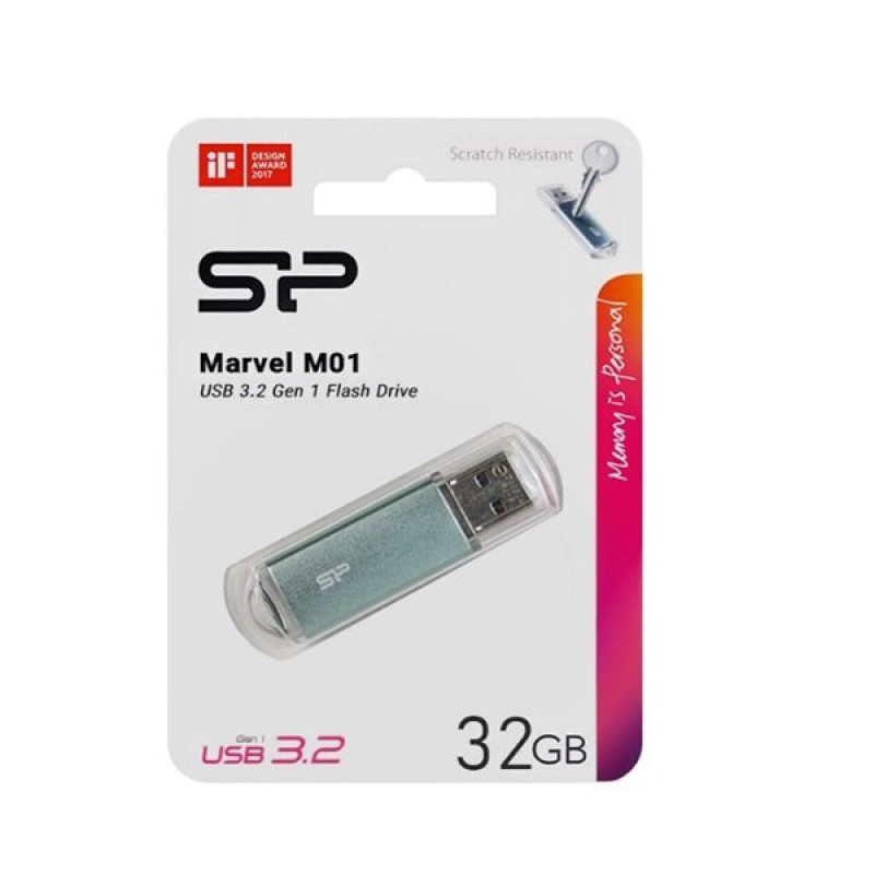 خرید و قیمت فلش مموری سیلیکون پاور مدل Marvel M01 USB 3.2 Gen1 ظرفیت 32 گیگابایت