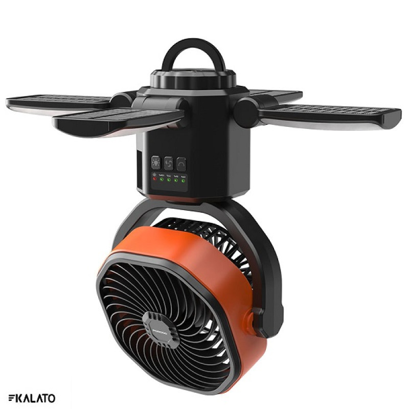 خرید و قیمت پنکه و پاوربانک خورشیدی پرودو مدل Solar Fan PDLFSTFN