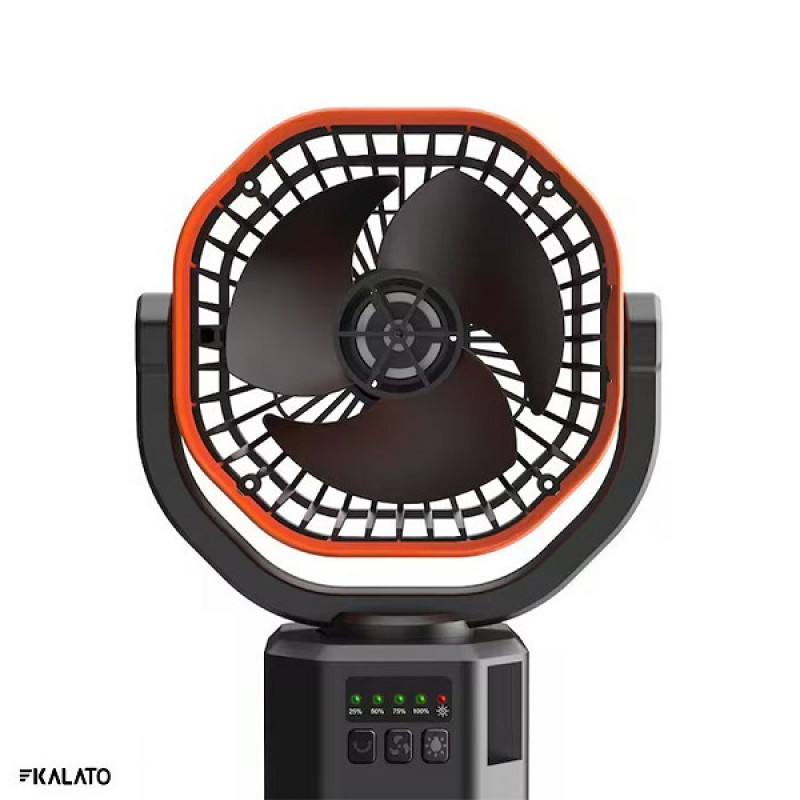 خرید و قیمت پنکه و پاوربانک خورشیدی پرودو مدل Solar Fan PDLFSTFN