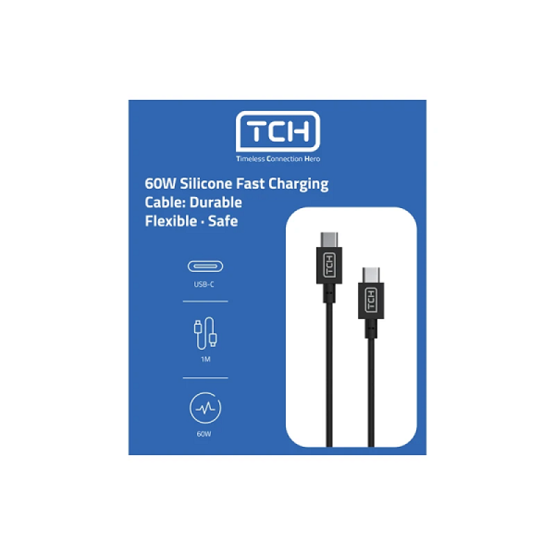 خرید و قیمت کابل شارژ تی سی اچ USB-C به USB-C مدل CB100CTC
