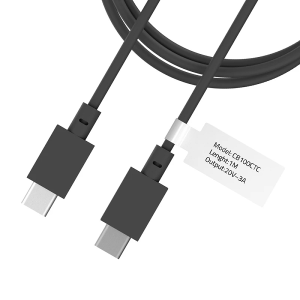 کابل شارژ تی سی اچ USB-C به USB-C مدل CB100CTC