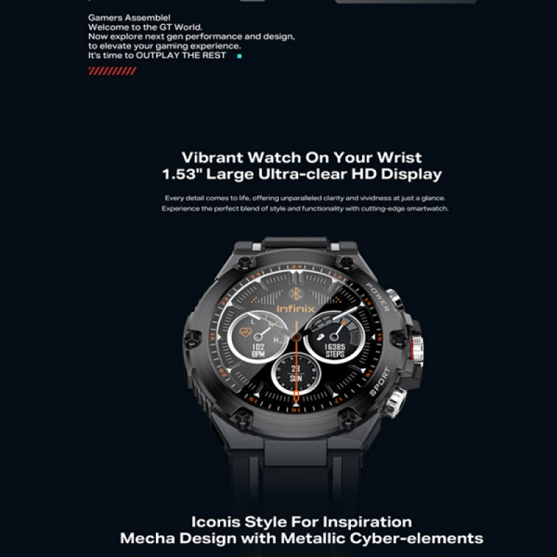 خرید و قیمت ساعت هوشمند اینفینیکس مدل XWatch 3 GT XW3GT
