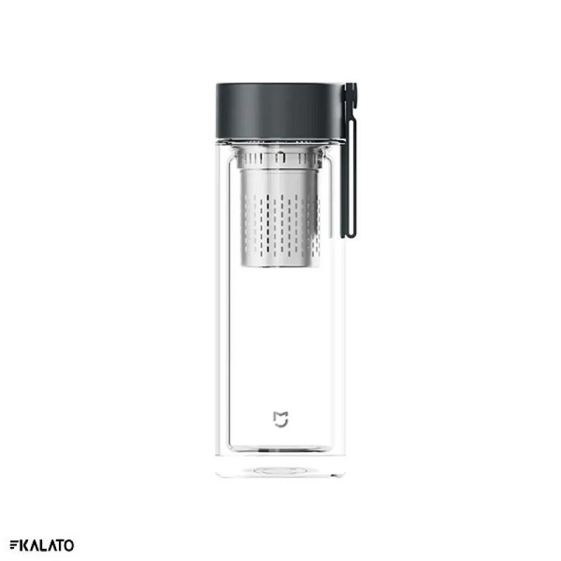 خرید و قیمت فلاسک شیشه‌ای دو لایه مسافرتی 400 میلی‌لیتری شیائومی MJBLB01PL