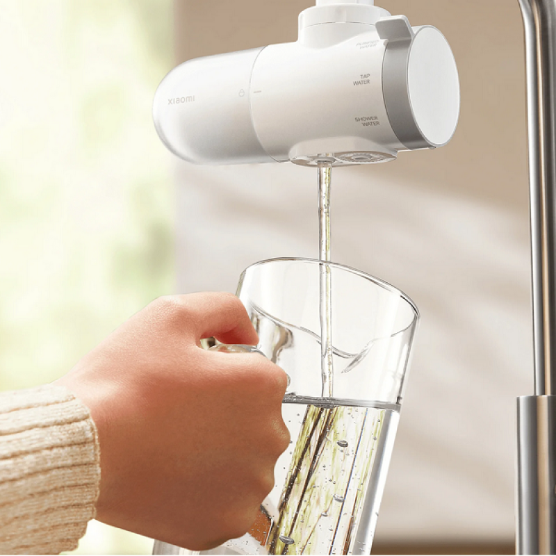 خرید و قیمت سرشیر تصفیه کننده آب شیائومی مدل Xiaomi Faucet Water Purifier MJLTJSQDB03