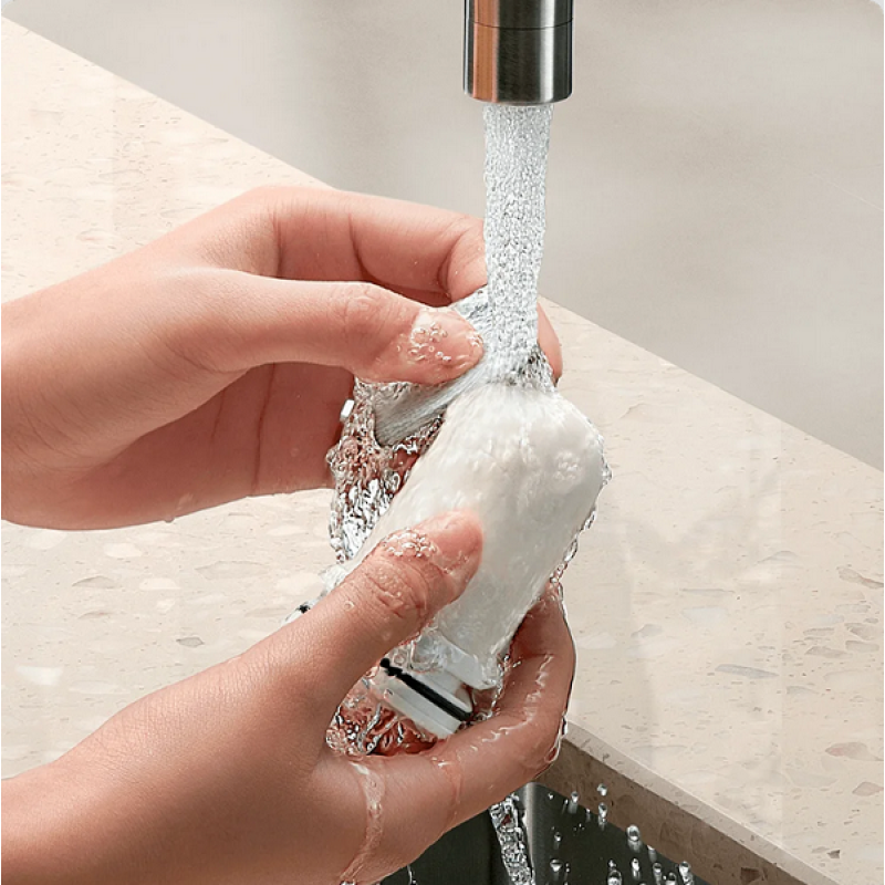 خرید و قیمت سرشیر تصفیه کننده آب شیائومی مدل Xiaomi Faucet Water Purifier MJLTJSQDB03