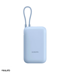 پاوربانک شیائومی مدل P15ZM 22.5W ظرفیت 10000 میلی آمپر ساعت همراه با کابل متصل