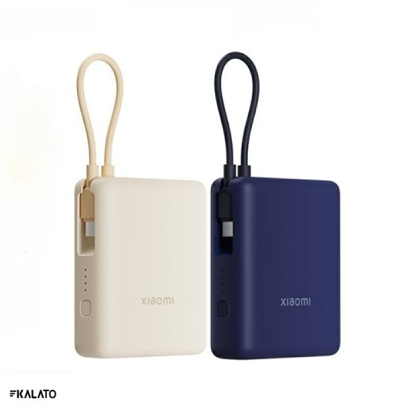 خرید و قیمت پاوربانک شیائومی مدل PB1033MI 33W ظرفیت 10000 میلی آمپر ساعت همراه با کابل متصل