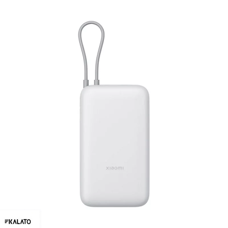 خرید و قیمت پاوربانک شیائومی مدل PB2020MI 22.5W ظرفیت 20000 میلی آمپر ساعت همراه با کابل متصل